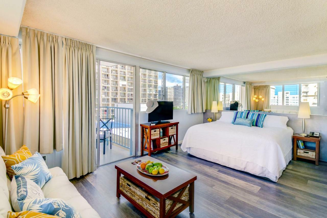 Beautiful Studio In The Heart Of Vibrant Waikiki Honolulu Buitenkant foto